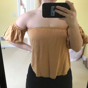 Off the shoulder shirt